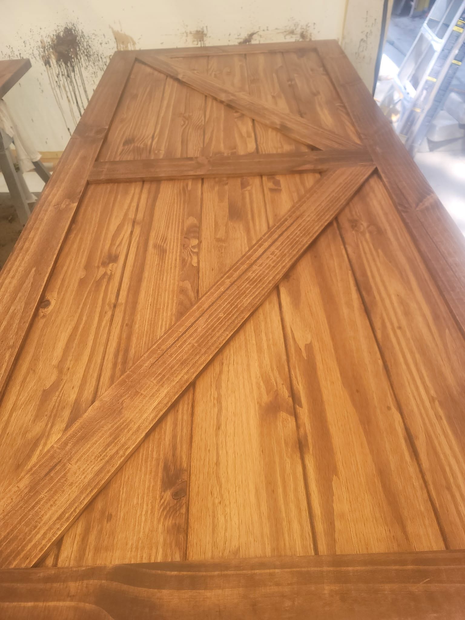 Custom stained doors